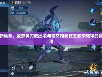 解鎖新篇章，金蟬黃刀流出裝與銘文搭配在王者榮耀中的實戰(zhàn)應(yīng)用