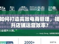 如何打造高效電商管理，提升店鋪運營效率？