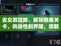 去女廁攻略，解鎖隱藏關(guān)卡，挑戰(zhàn)性別界限，你敢嗎？