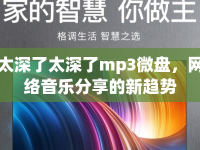 太深了太深了mp3微盤，網(wǎng)絡音樂分享的新趨勢