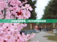 長春春日新篇章，4月8日城市動(dòng)態(tài)速遞