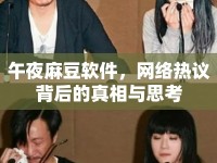 午夜麻豆軟件，網(wǎng)絡(luò)熱議背后的真相與思考