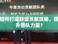 如何打造聯(lián)盟貢獻(xiàn)攻略，提升團(tuán)隊力量？