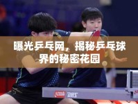 曝光乒乓網(wǎng)，揭秘乒乓球界的秘密花園