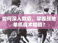 如何深入敵后，掌握戰(zhàn)地單機(jī)戰(zhàn)術(shù)精髓？