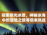 探索極光冰原，神秘冰海中的冒險(xiǎn)之旅等你來(lái)挑戰(zhàn)？