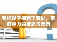 我把嫂子捅到了深處，家庭暴力的反思與警示