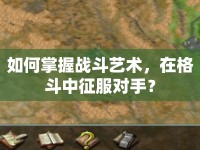 如何掌握戰(zhàn)斗藝術(shù)，在格斗中征服對(duì)手？