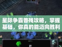 星際爭霸普殘攻略，掌握基礎(chǔ)，你真的能邁向勝利嗎？
