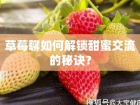 草莓聊如何解鎖甜蜜交流的秘訣？