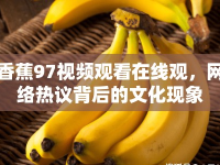 香蕉97視頻觀看在線觀，網(wǎng)絡(luò)熱議背后的文化現(xiàn)象