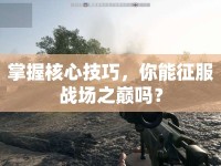 掌握核心技巧，你能征服戰(zhàn)場(chǎng)之巔嗎？