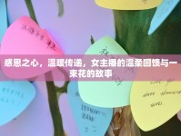 感恩之心，溫暖傳遞，女主播的溫柔回饋與一束花的故事