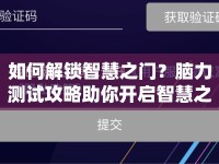如何解鎖智慧之門？腦力測試攻略助你開啟智慧之旅！