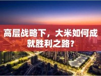 高層戰(zhàn)略下，大米如何成就勝利之路？
