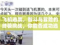 飛機逃票，智斗與冒險的終極挑戰(zhàn)，你能否成功逃脫？