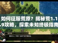 如何征服荒原？揭秘荒1.1.9攻略，探索未知終極指南！