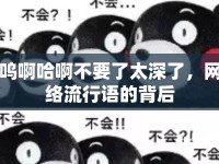 嗚啊哈啊不要了太深了，網(wǎng)絡(luò)流行語(yǔ)的背后