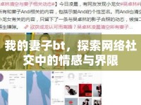 我的妻子bt，探索網(wǎng)絡(luò)社交中的情感與界限