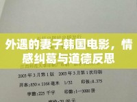 外遇的妻子韓國電影，情感糾葛與道德反思