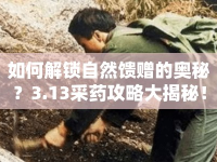 如何解鎖自然饋贈(zèng)的奧秘？3.13采藥攻略大揭秘！