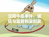 沈陽中亞事件，誠信與監(jiān)管的深刻反思