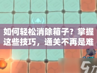 如何輕松消除箱子？掌握這些技巧，通關(guān)不再是難題！
