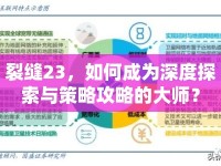 裂縫23，如何成為深度探索與策略攻略的大師？