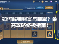 如何解鎖財富與榮耀？金高攻略終極指南！