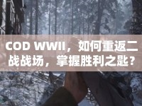 COD WWII，如何重返二戰(zhàn)戰(zhàn)場(chǎng)，掌握勝利之匙？