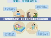 小孩晨起黃色尿液，家長需知的健康信號與應(yīng)對策略