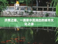 濟(jì)南之魂，一滴泉水流淌出的城市文化之源