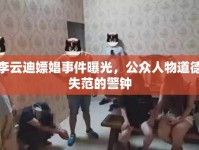 李云迪嫖娼事件曝光，公眾人物道德失范的警鐘