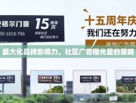最大化品牌影響力，社區(qū)廣告曝光量的策略