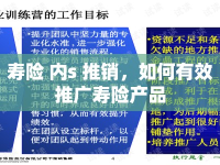 壽險 內s 推銷，如何有效推廣壽險產品