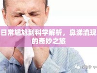 從日常尷尬到科學(xué)解析，鼻涕流現(xiàn)象的奇妙之旅