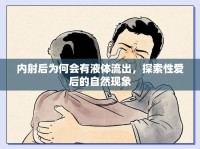 內(nèi)射后為何會(huì)有液體流出，探索性愛后的自然現(xiàn)象