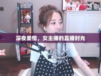 深夜柔情，女主播的直播時光