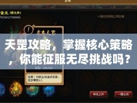 天罡攻略，掌握核心策略，你能征服無盡挑戰(zhàn)嗎？