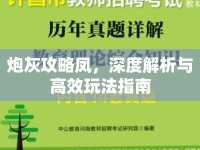 炮灰攻略鳳，深度解析與高效玩法指南