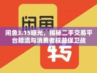 閑魚3.15曝光，揭秘二手交易平臺暗流與消費(fèi)者權(quán)益保衛(wèi)戰(zhàn)