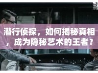 潛行偵探，如何揭秘真相，成為隱秘藝術(shù)的王者？