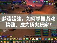 夢遺延綿，如何掌握游戲精髓，成為頂尖玩家？