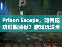 Prison Escape，如何成功逃脫監(jiān)獄？游戲玩法全解析！