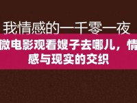 微電影觀看嫂子去哪兒，情感與現(xiàn)實(shí)的交織