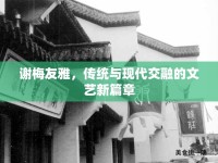 謝梅友雅，傳統(tǒng)與現(xiàn)代交融的文藝新篇章