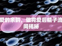 探索愛的余韻，做完愛后精子流出時間揭秘