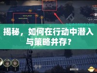 揭秘，如何在行動中潛入與策略并存？