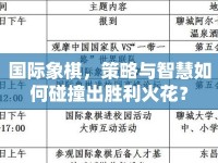 國(guó)際象棋，策略與智慧如何碰撞出勝利火花？