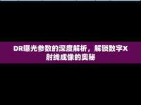 DR曝光參數(shù)的深度解析，解鎖數(shù)字X射線成像的奧秘